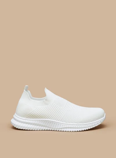 Oaklan by Shoexpress Women's Textured Slip-On Sports Shoes
