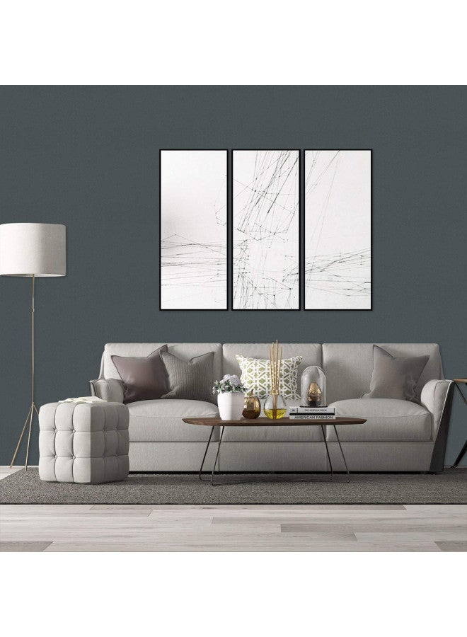 Mecpar Solid Grey Wallpaper 15.7" x 118" Matte Grey Contact Paper Grey Peel and Stick Wallpaper Textured Vinyl Film Self-Adhesive Removable Thicken Paper for Wall Countertop Cabinet Wardrobe - Image 3