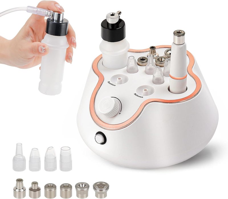 IeBilif Diamond Microdermabrasion Machine, 3 in 1 Diamond Microdermabrasion Dermabrasion Machine Professional for Blackhead Removal, Home Use Facial Skin Care Dermabrasion Kit