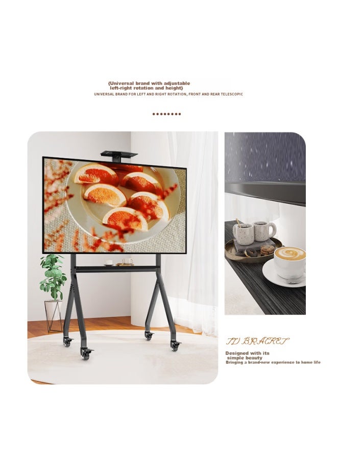 Jinying Mobile Tv Stand 55-100 Inch Tv Mount Video Conference Tv Bracket Advertising Display Screen Teaching All-in-one Tv Floor Stand - Image 2