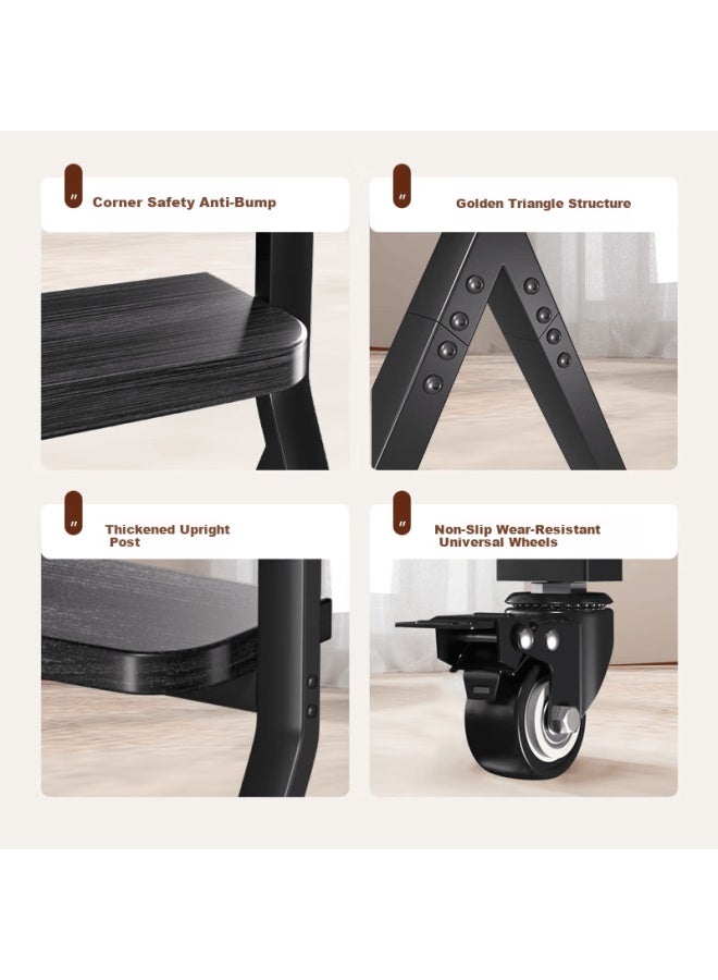 Jinying Mobile Tv Stand 55-100 Inch Tv Mount Video Conference Tv Bracket Advertising Display Screen Teaching All-in-one Tv Floor Stand - Image 3