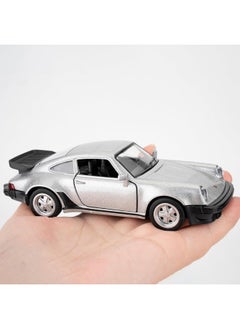 RMZ City 1/36 Porsche 911 Alloy Model Car with Pull Back Function, Toy Car for Collecting and Decorating, Model Toy Car Gifts for Boys and Girls (Silver)  - Image 4