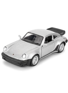 RMZ City 1/36 Porsche 911 Alloy Model Car with Pull Back Function, Toy Car for Collecting and Decorating, Model Toy Car Gifts for Boys and Girls (Silver)  - Image 2