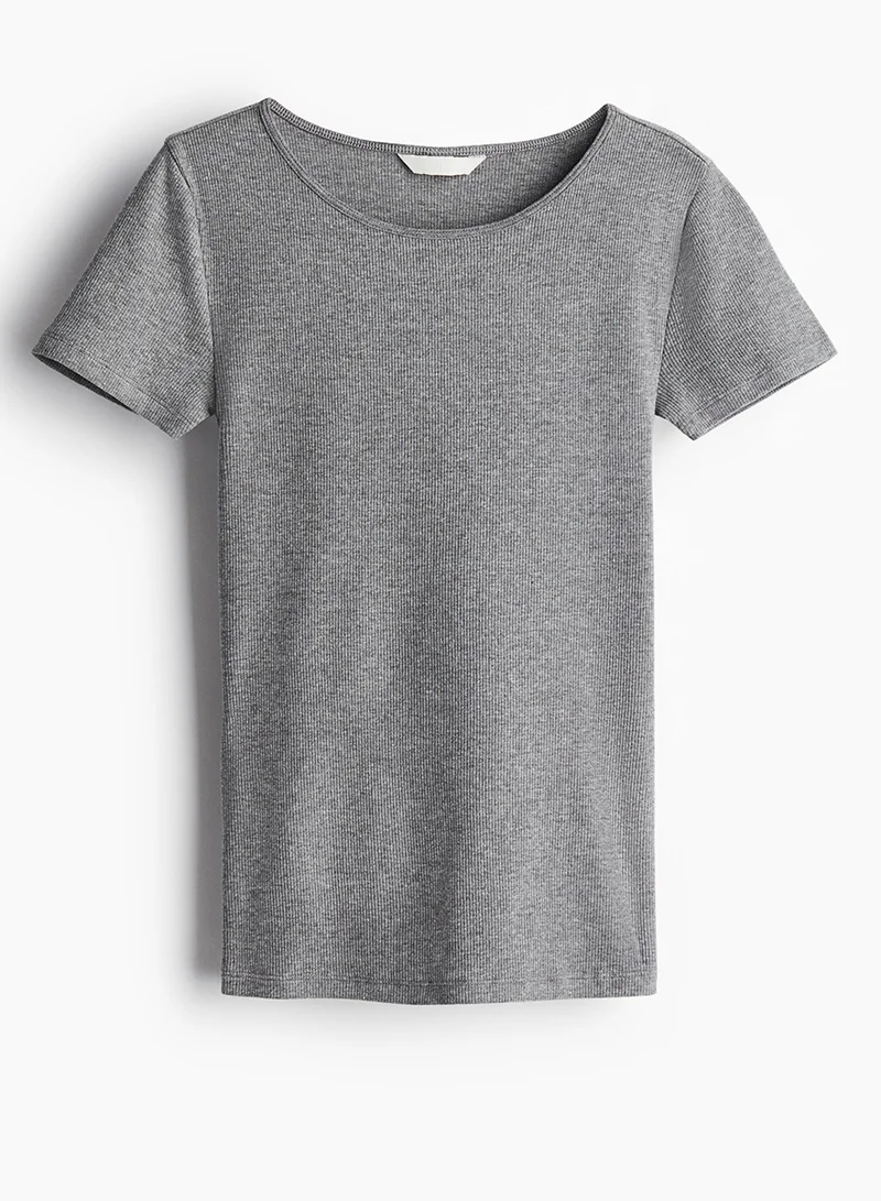 اتش اند ام Ribbed T-Shirt