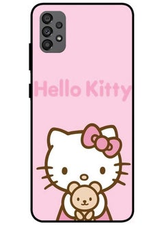 Protective Case Cover For Samsung Galaxy A73 5G Smart Series Printed Protective Case Cover for Samsung A73 5G Hello Kitty