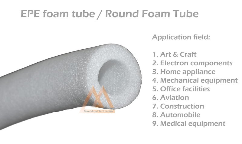 EVNCOM Foam Tube for Pool Home Decoration Art & Craft Insulation DIY Projects Swim Noodles Cover Pipes and Tubes 30mm Inner Hole 20mm Outer 3Meter Foam Tube - Image 4