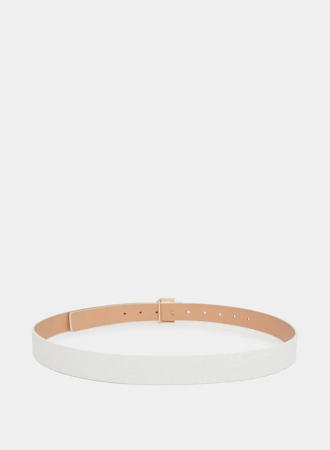 Styli Textured D Ring Belt