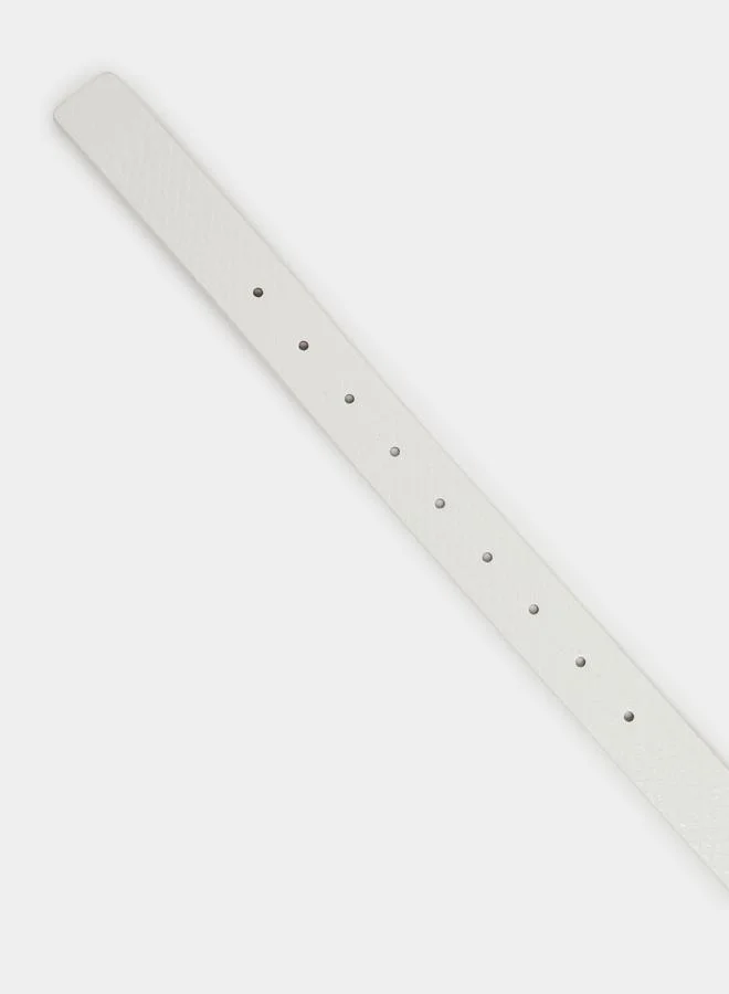 Styli Textured D Ring Belt