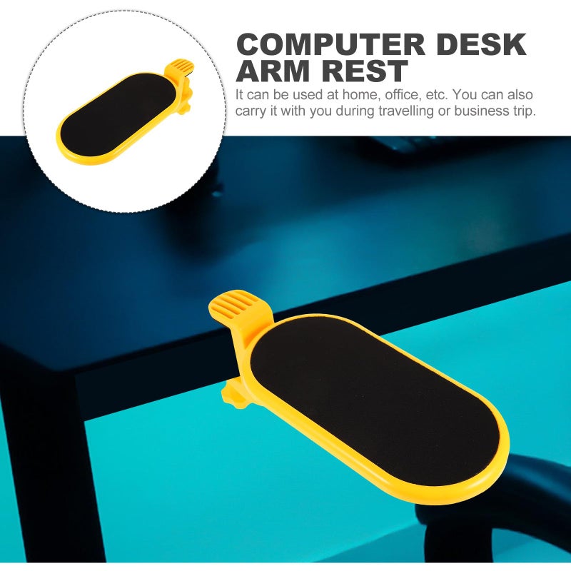 Ergonomic Clamp On Desk Arm Rest Wrist Support Foldable Rotatable for Office Gaming - Image 5