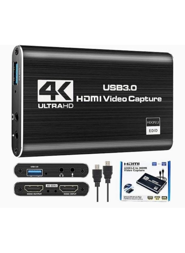 4K HDMI to USB 3.0 Video Capture Card – Game and PC Screen Recording Device (1080P at 60fps) - Image 5
