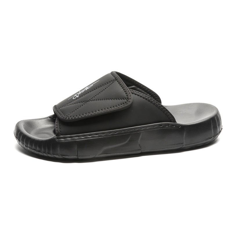 Summer Men'S Shoes New Genuine Leather Sports Sandals And Slippers Men'S Outer Wear Velcro Casual Soft Sole Men'S T98-1 - Image 1