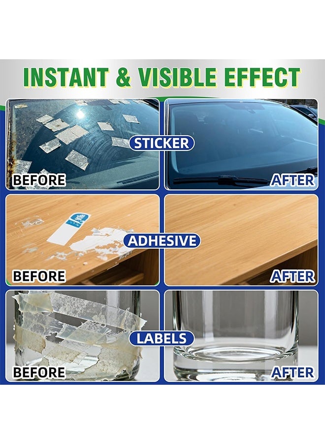Homonth Adhesive Remover, Glue Remover Spray, 15-Second Residue-Free Clean With Scraper, Glue Removal Liquid Tape Remover Sticker Lifter, Remover For Glue, Stickers, Tape, Silicone, Grease, Gum & Wax Residue, Safe On Glass, Metal, Plastic, Wood & Hard Surfaces, 100ml - Image 2