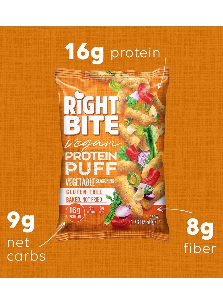 رايت بايت بروتين بف نباتي - خضروات - (4 حبات) - Image 3