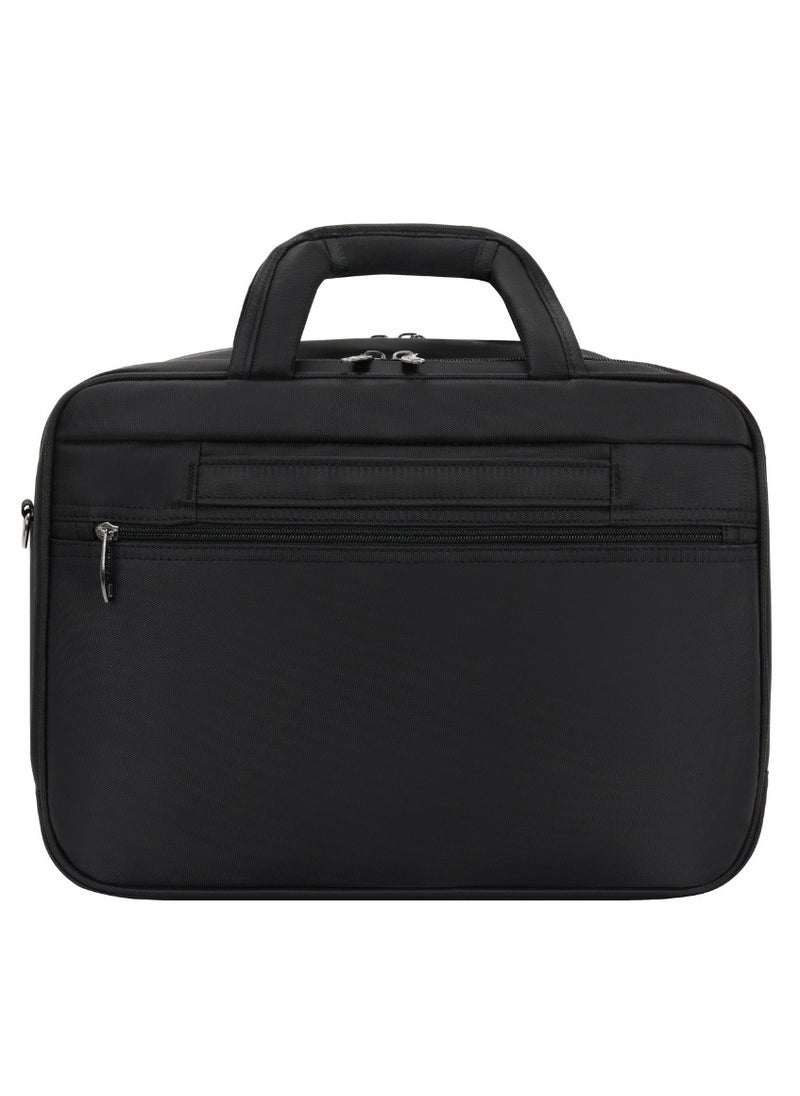 Stargold Laptop Bag, Premium 15.6" Business Briefcase With Multiple Compartments, Padded Shoulder Strap, And Water-Resistant Material, Black  - Image 2