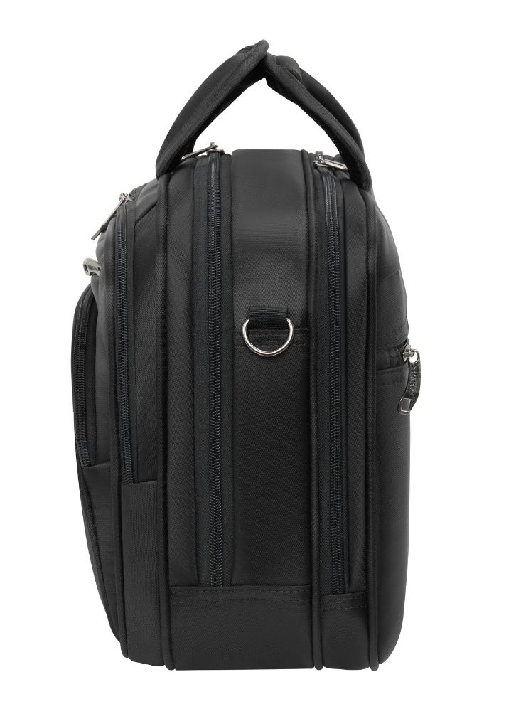 Stargold Laptop Bag, Premium 15.6" Business Briefcase With Multiple Compartments, Padded Shoulder Strap, And Water-Resistant Material, Black  - Image 3