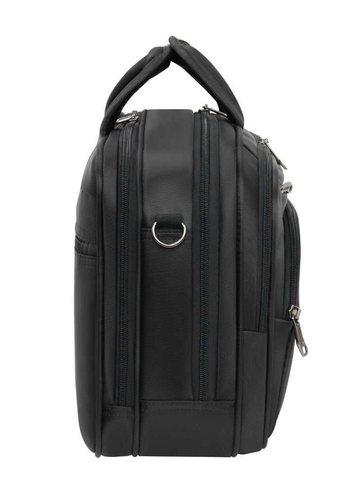 Stargold Laptop Bag, Premium 15.6" Business Briefcase With Multiple Compartments, Padded Shoulder Strap, And Water-Resistant Material, Black  - Image 4