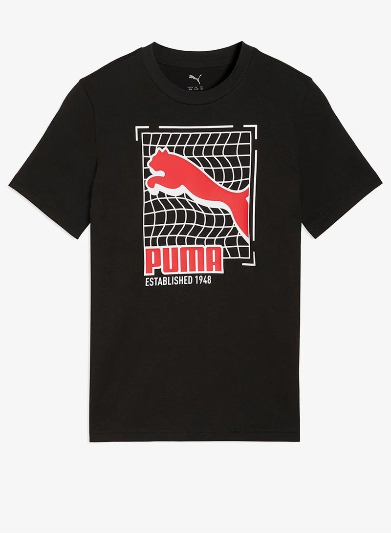 PUMA Youth Graphic Grid T-Shirt