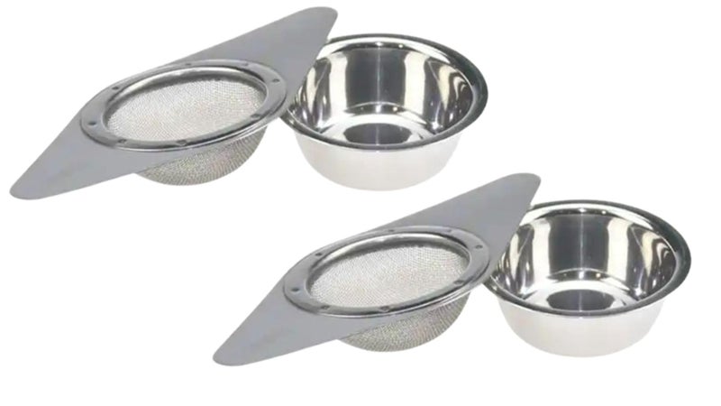 Zoov Stainless Steel Sumit Tea Strainer Pack of 2Pcs - Image 3