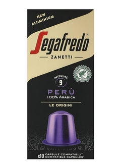 Segafredo Capsule  Peru Nespresso Compatible 10 Capsules 