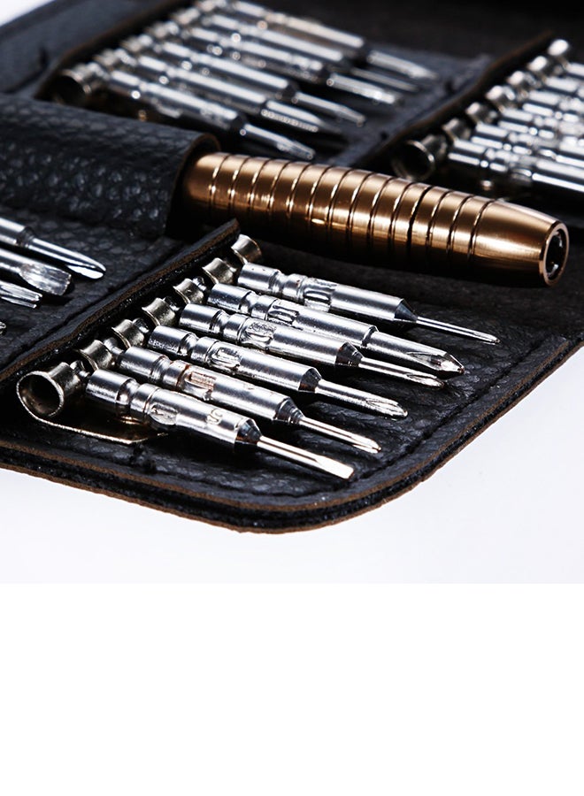 مجموعة أدوات إصلاح مكوّنة من مفكات براغي توركس 25 في 1 أسود 118جرام - Image 3