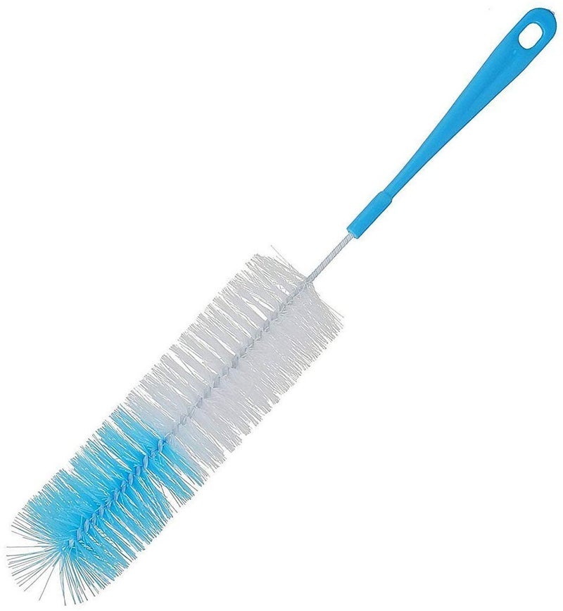 SWAB Long Bottle Cleaning Brush of Nylon 16" Extra Long x 2.17" (01 Pcs,Multicolour) Extra Wide Cleaner for Washing Decanter, Thermos, Water Bottle Brush Washer - Image 1