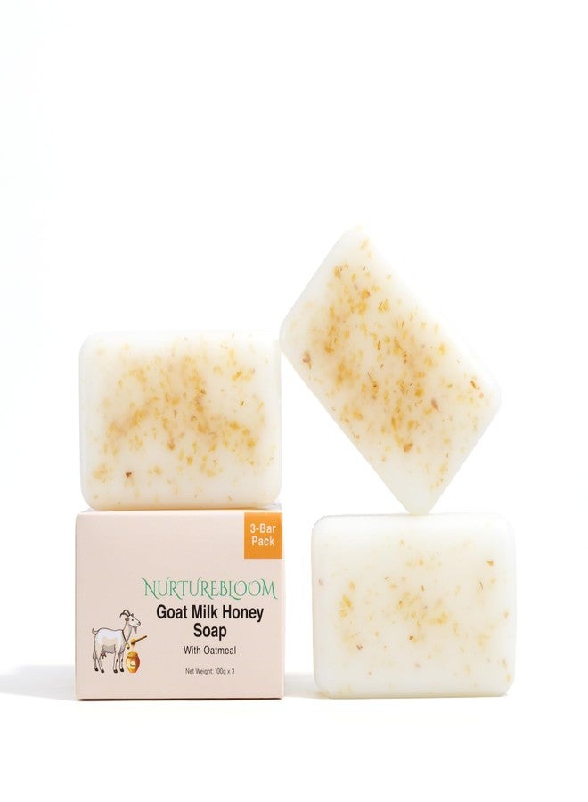 NURTUREBLOOM Goat Milk Honey Soap with Oatmeal for Sensitive Skin - Image 2