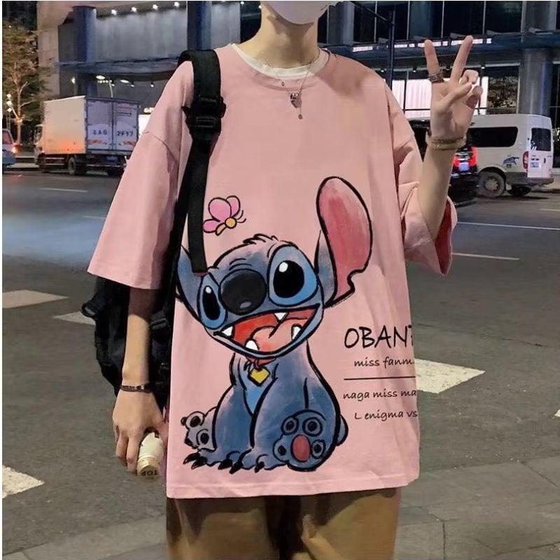 2023 New Korean Fashionable Printed Short-sleeved T-shirt Summer Fat Men's Top Loose Plus Large Size - Image 4
