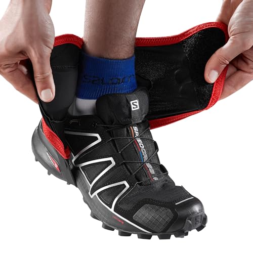 Salomon TRAIL GAITERS HIGH Running Gaiters , BLACK, 9.5-12 - Image 4