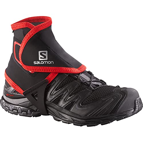 Salomon TRAIL GAITERS HIGH Running Gaiters , BLACK, 9.5-12 - Image 1