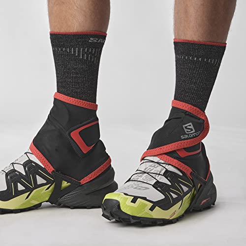 Salomon TRAIL GAITERS HIGH Running Gaiters , BLACK, 9.5-12 - Image 2