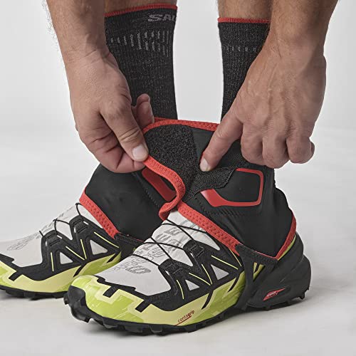 Salomon TRAIL GAITERS HIGH Running Gaiters , BLACK, 9.5-12 - Image 3