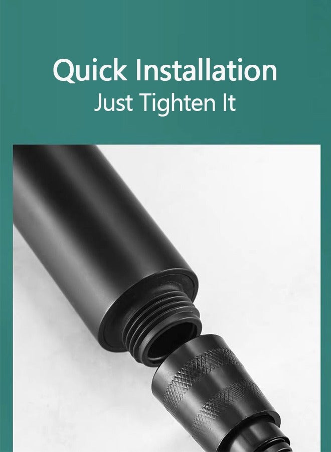 Shower Head, High Pressure Handheld Shower Head With 5 Settings, High Flow Rate Even At Low Water Pressure, Sticky Shower Head Holder (adjustable Height/angle, Extra 1.5m Shower Hose - Image 5