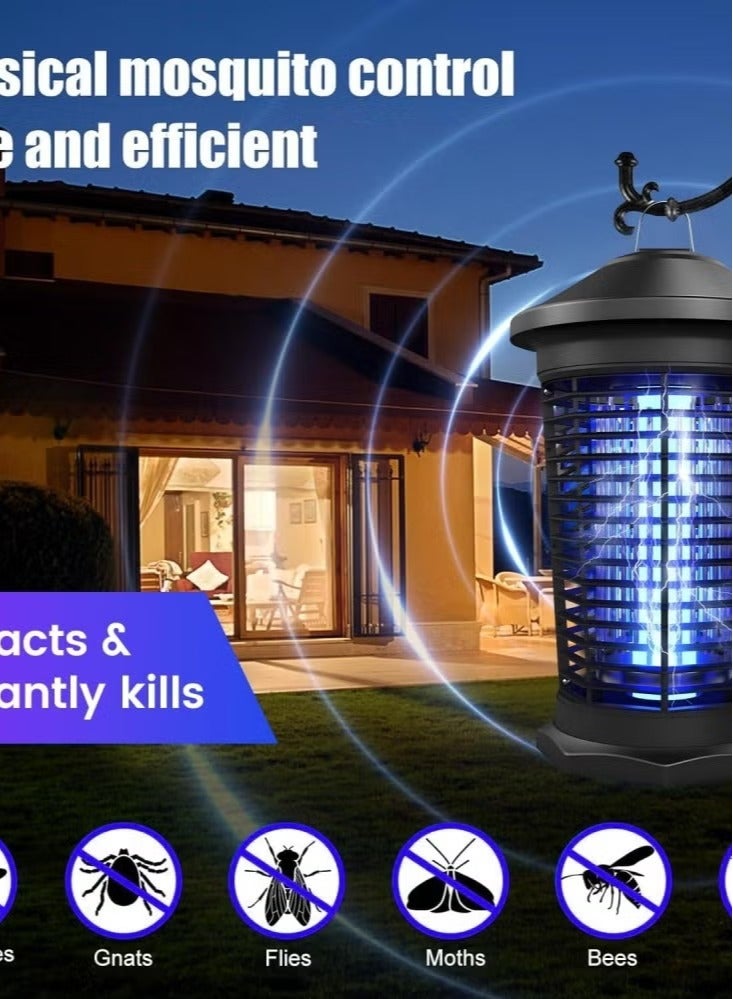 Daxiongmao Flying Insects Killer The Best Buggs Zapper Mosquitos And Fly's Trap Indoor And Outdoor Use Kills Flying Insects With 18W UV Light And 3800V Electric Shock - Image 3