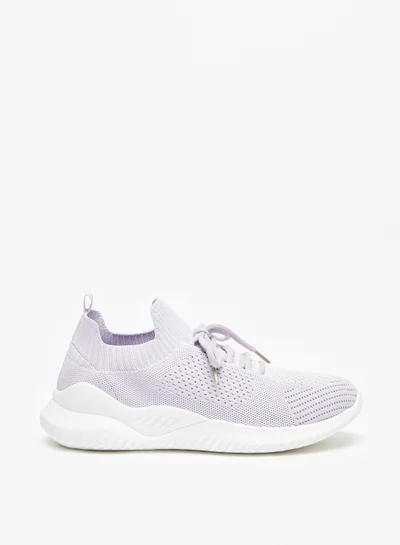 شو اكسبرس Textured Womens' Sports Shoes with Lace Up Closure