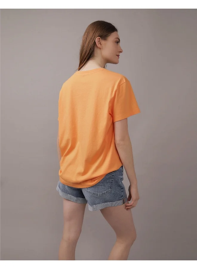 امريكان ايجل Crew Neck Boyfriend T-Shirt