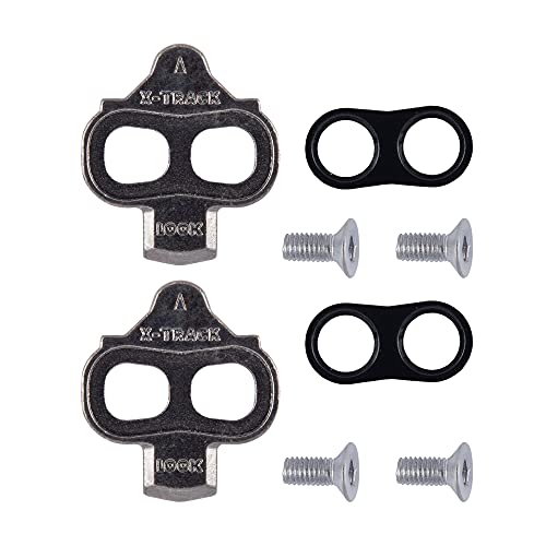 LOOK Cycle - X-Track Cleats - Unidirectional Disengagement - Ultra Compact - Lightweight - Angular Freedom 6 ° - Cleats for MTB, Gravel or Urban Riding - Image 1