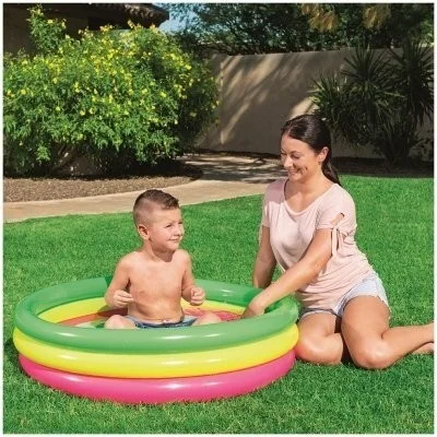 Bestway ( 51104 ) Inflatable Base 3-Ball Colorful Pool