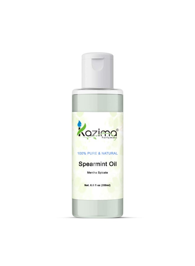 KAZIMA Spearmint Essential Oil - 100% Pure, Natural & Undiluted Oil for Skin Care & Hair Care - Image 1