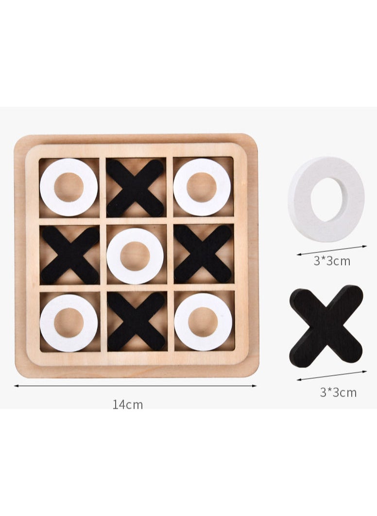 Educational Tic Tac Toe XO Game with X and O Figures Randomly Assorted Multicolour