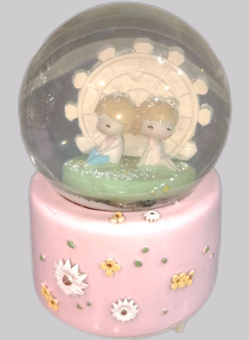 Crystal Snow Globe for Valentine's Day and Birthday with Color Changing, Gifts for Girls on Christmas, Birthday, Home Party - Image 2