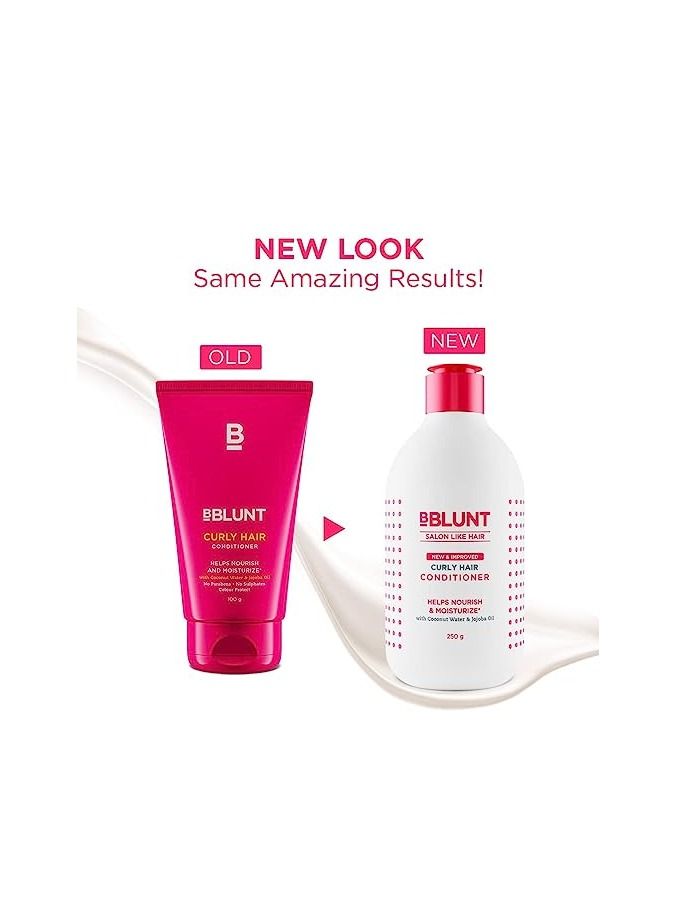 BBLUNT BBLUNT Curly Hair Conditioner with Coconut Water and Jojoba Oil 250 ML - Image 3