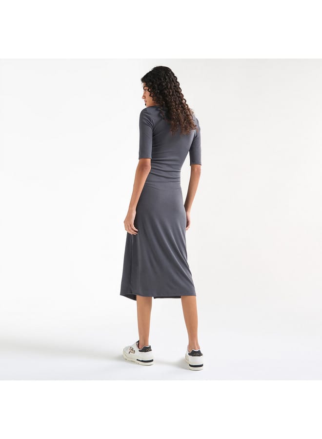 Splash FAV Draped Jersey Dress  - Image 3
