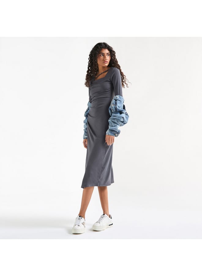 Splash FAV Draped Jersey Dress  - Image 2