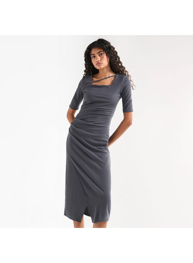 Splash FAV Draped Jersey Dress  - Image 1