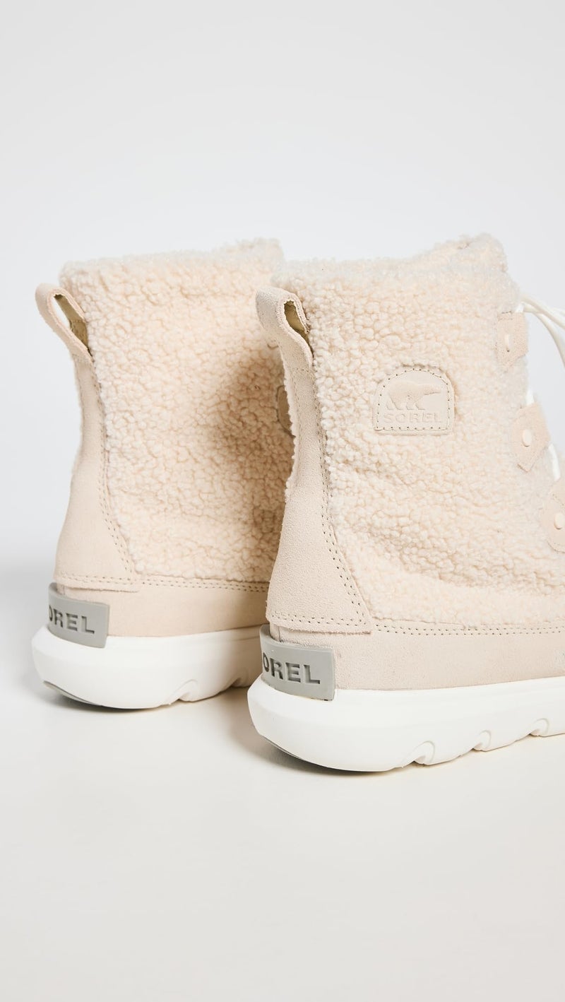 Sorel Women's Explorer Next Joan Cozy Boots - Bleached Ceramic, Sea Salt - Size 10 - Image 4