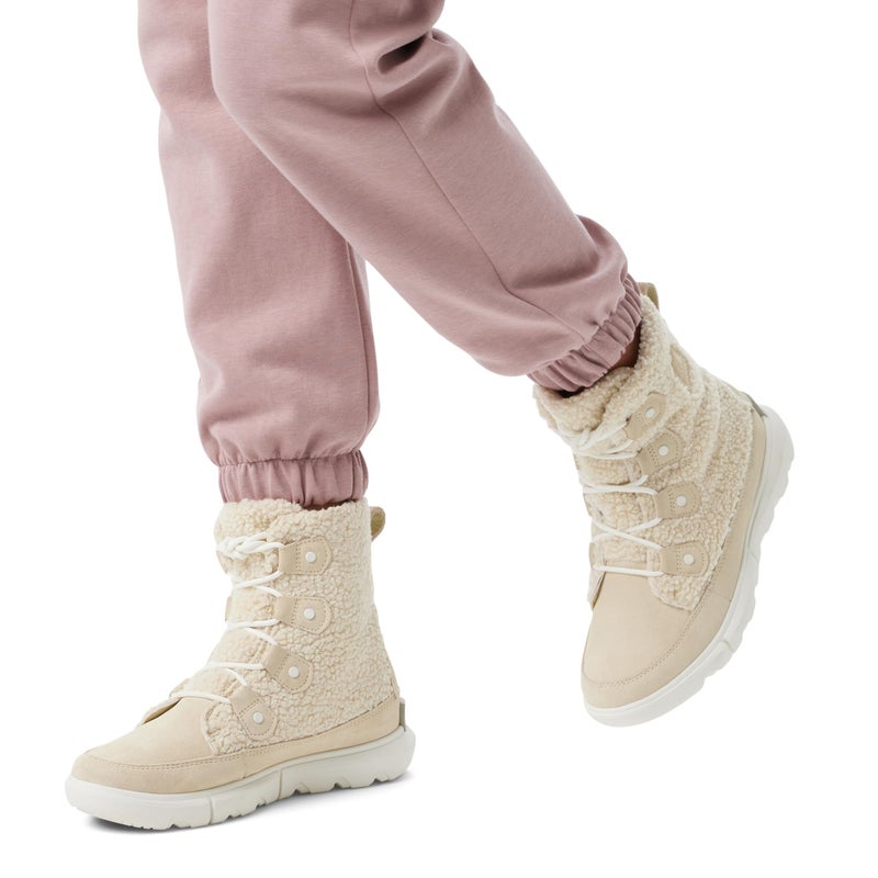 Sorel Women's Explorer Next Joan Cozy Boots - Bleached Ceramic, Sea Salt - Size 10 - Image 2