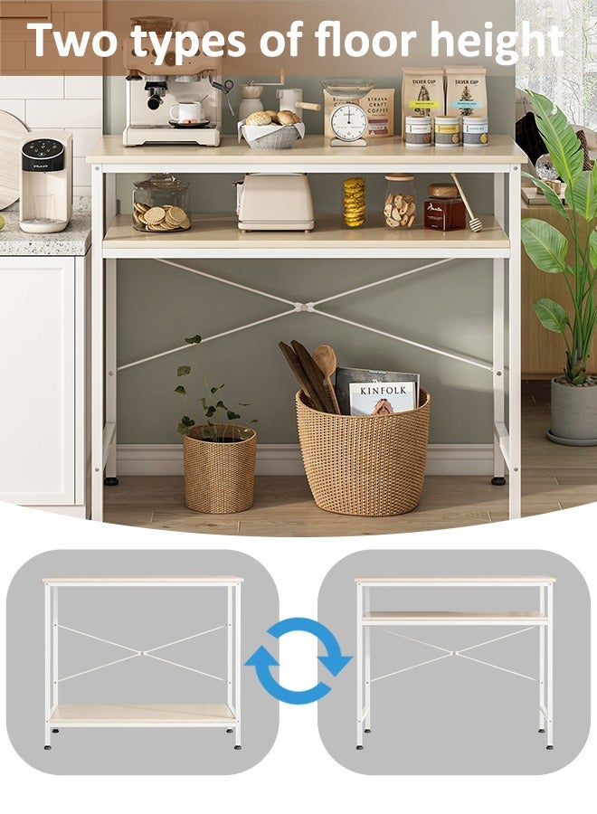 طماطم كرزية طاولة كونسول ضيقة، طاولة مدخل صغيرة ذات مستويين، طاولة أريكة مع قضيبين للدعم، طاولة أريكة، طاولة جانبية رفيعة، طاولة عرض لغرفة المعيشة، الرواق، غرفة النوم، البهو، 100 طول × 30 عرض × 93 ارتفاع - Image 5