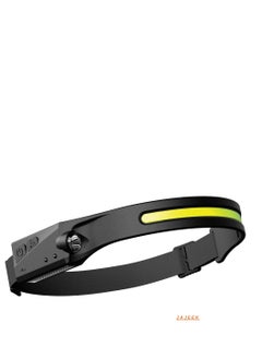 JAJEEK LED Headlamp Rechargeable | 5 Modes Motion Sensor & Waterproof Flashlight | 350 Lumen LED with 230° Wide Beam | Ideal for Running, Camping, Repairing, and Outdoor Safety  - Image 1