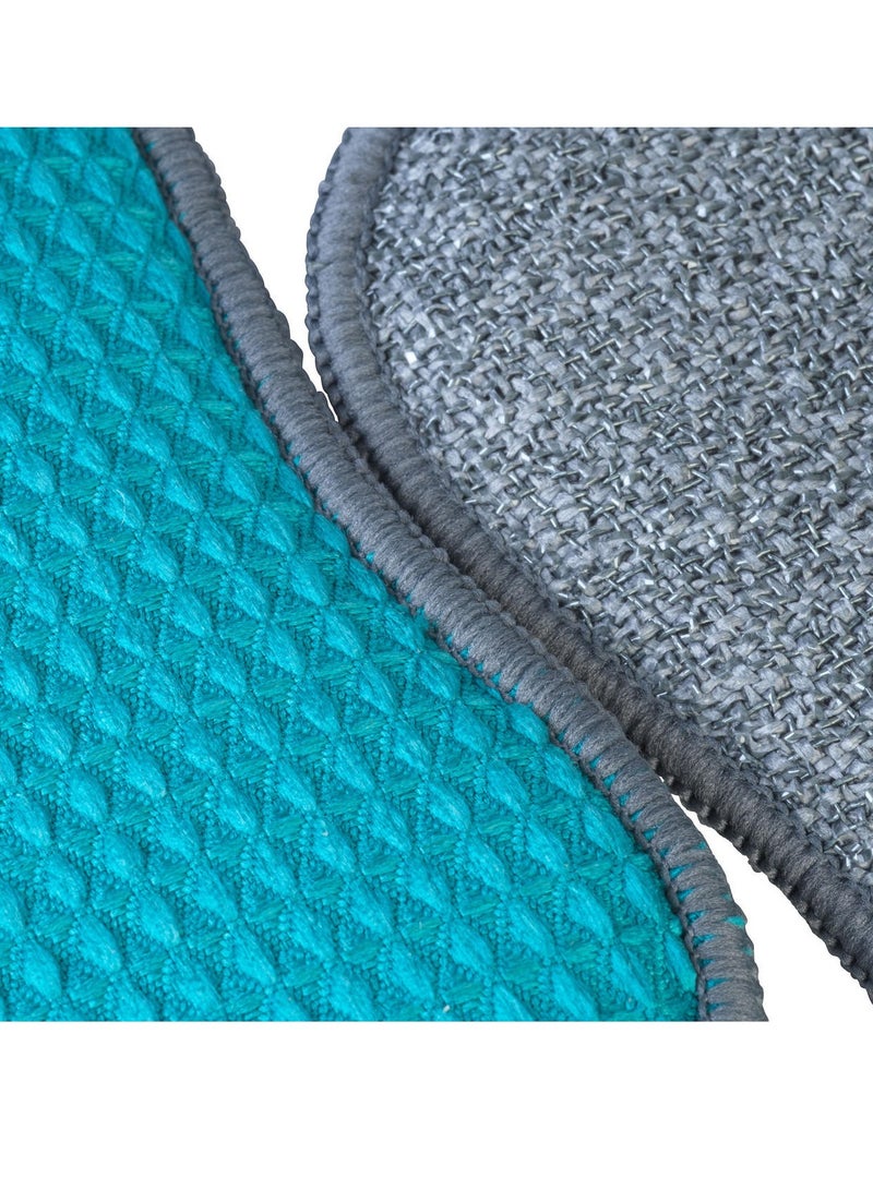 BELDRAY Antibac Clean & Fresh Cleaning Pads :  Antibacterial Microfiber Cloths for Home and Kitchen, Reusable Cleaning Wipes for Hygienic Surfaces - pack of 4 - Image 2