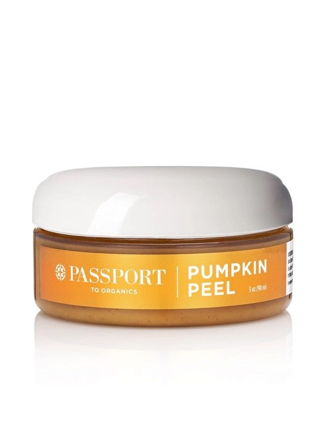 Passport to Organics - Pumpkin Peel Face Scrub - Exfoliating Pumpkin Enzyme Mask with Organic Pumpkin and Glycolic Acid For Soft & Smooth Skin- Natural Moisturizing Face Scrub To Exfoliate & Moisturize - Image 1